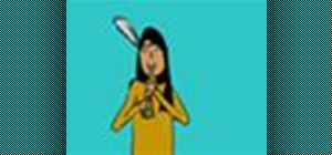 Craft a Native American flute out of elderberry