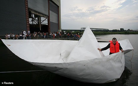 Larger Than Life Origami Boat