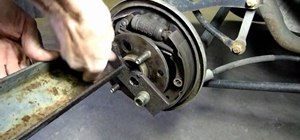 Remove a bolted hub wheel bearing