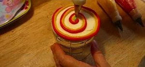 Make a psychedelic tie-dyed cake and cupcakes