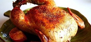 Roast a chicken for Christmas dinner