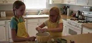 Bake butterscotch brownies with kids