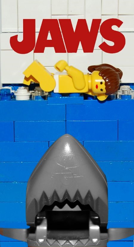 LEGO Jaws Movie Poster