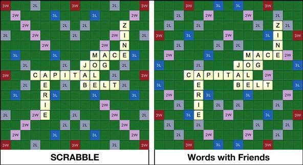 Scrabble Challenge #8: Is the Highest Scoring Move the Same in Words with Friends?