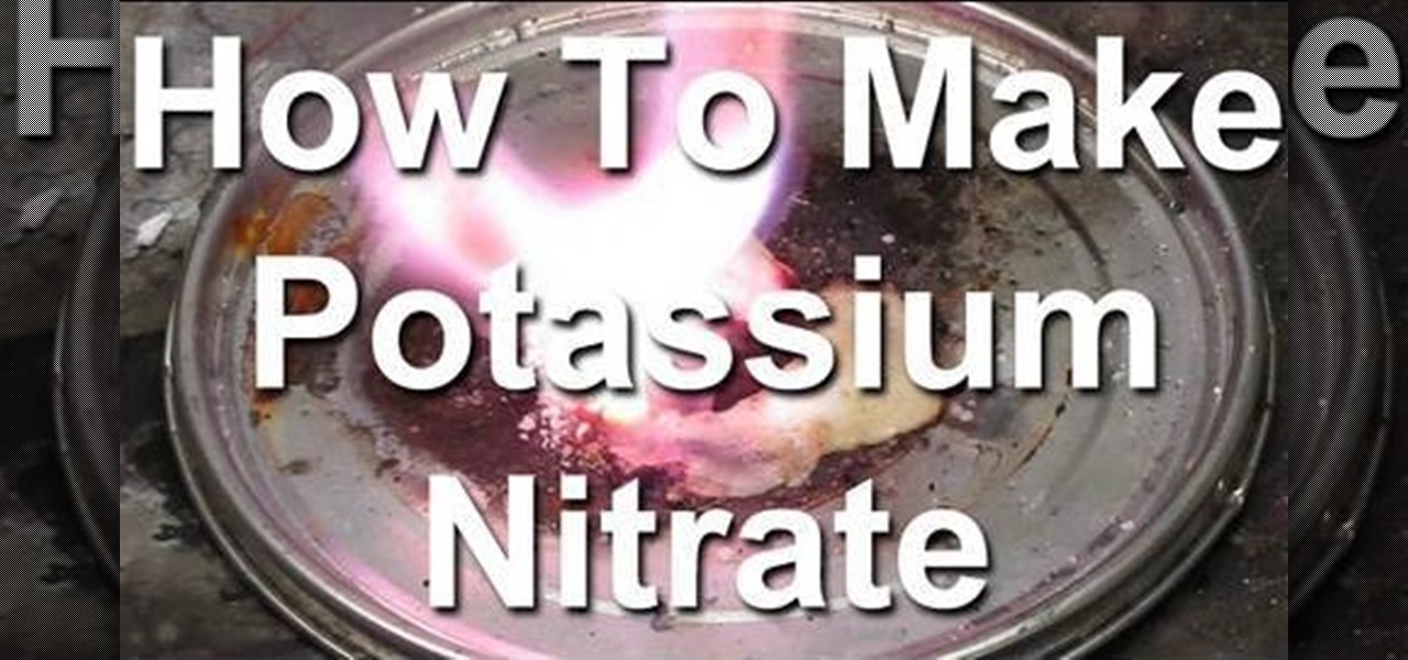how to make potassium nitrate crystals