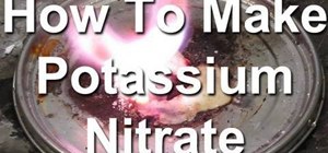 Make potassium nitrate at home