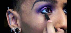 Create a carbon copy "smoky purple eyes" makeup look