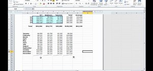 Use the sparkline function in Microsoft Excel 2010