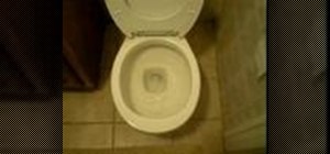 Turbo charge a toilet flush