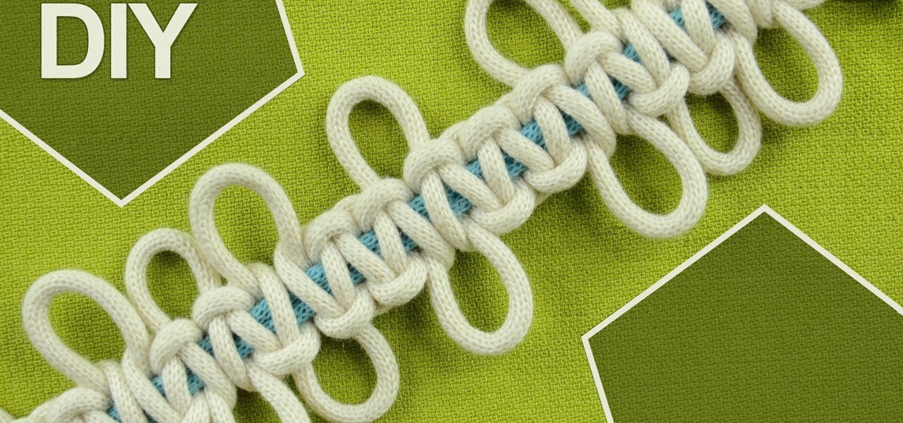 Make a Square Knot with Loops