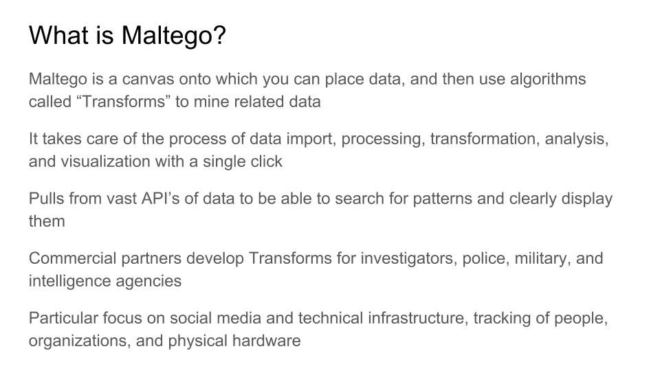 Video: How to Use Maltego to Research & Mine Data Like an Analyst