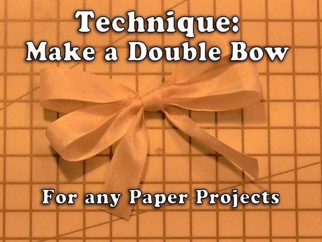 How to Make a Fancy Ribbon Double Bow for Your Crafts