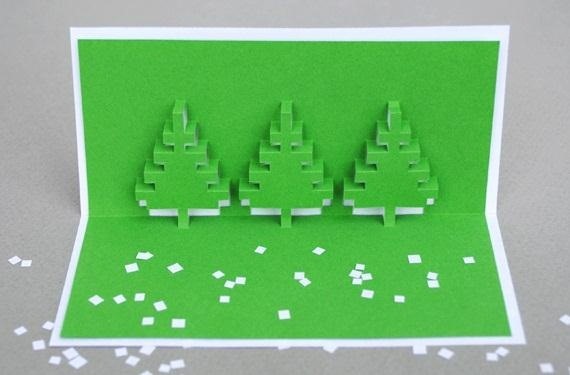 Forget Hallmark—Save Money by Making These Awesome Popup Pixel Christmas Cards