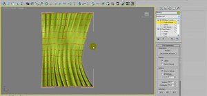 Model wavy window curtains in Autodesk 3ds Max