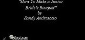 Make a junior bride's bouquet