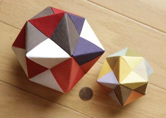 Modular Origami: Icosahedron, Octahedron & Cube