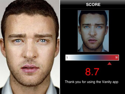 Are You Hotter than Bieber? Measure Now with the World's Vainest iPhone App