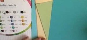 Choose colors that coordinate well for cards