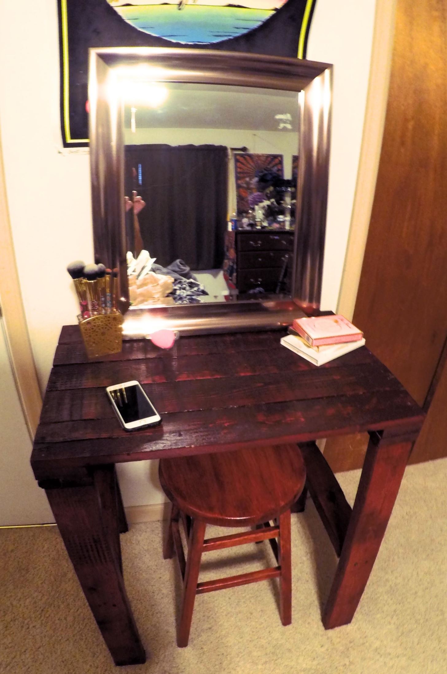 So I Made a Vanity Out of Pallets (Heat Treated)