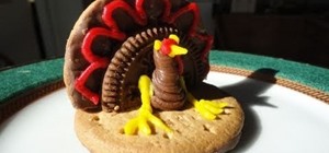 Make No-Bake Cookie Gobbler (i.e. Turkey) Snacks for Thanksgiving