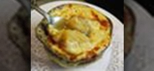 Make the basic French onion soup recipe
