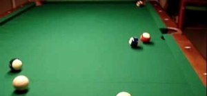 Perform stop draw and follow pool shots