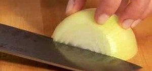 Chop an onion correctly
