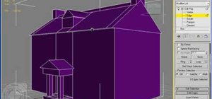 Add texture to a model house in 3D Studio Max