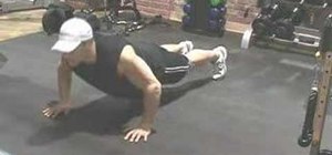 Workout your chest with pushups