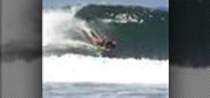 Do an inverted air with a bodyboard