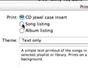 Print song and album lists in iTunes