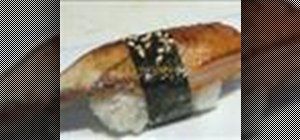 Make unagi nigiri (cooked eel)