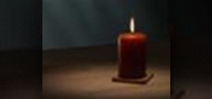 Make a molded candle