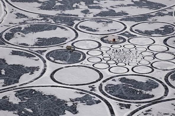 World's Largest Artwork Stretches 9 Square Miles in the Heart of Icy Siberia