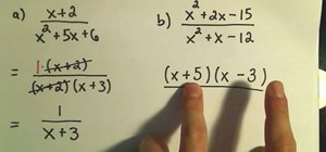 Write rational expressions in lowest terms