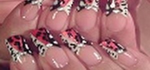 Paint your fingernails with a sassy animal print