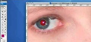 Remove red eye using Adobe Photoshop