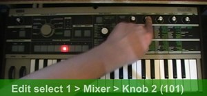 Play a church organ sound on a MicroKorg synthesizer / vocoder
