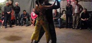 Transition from close to open embrace in tango
