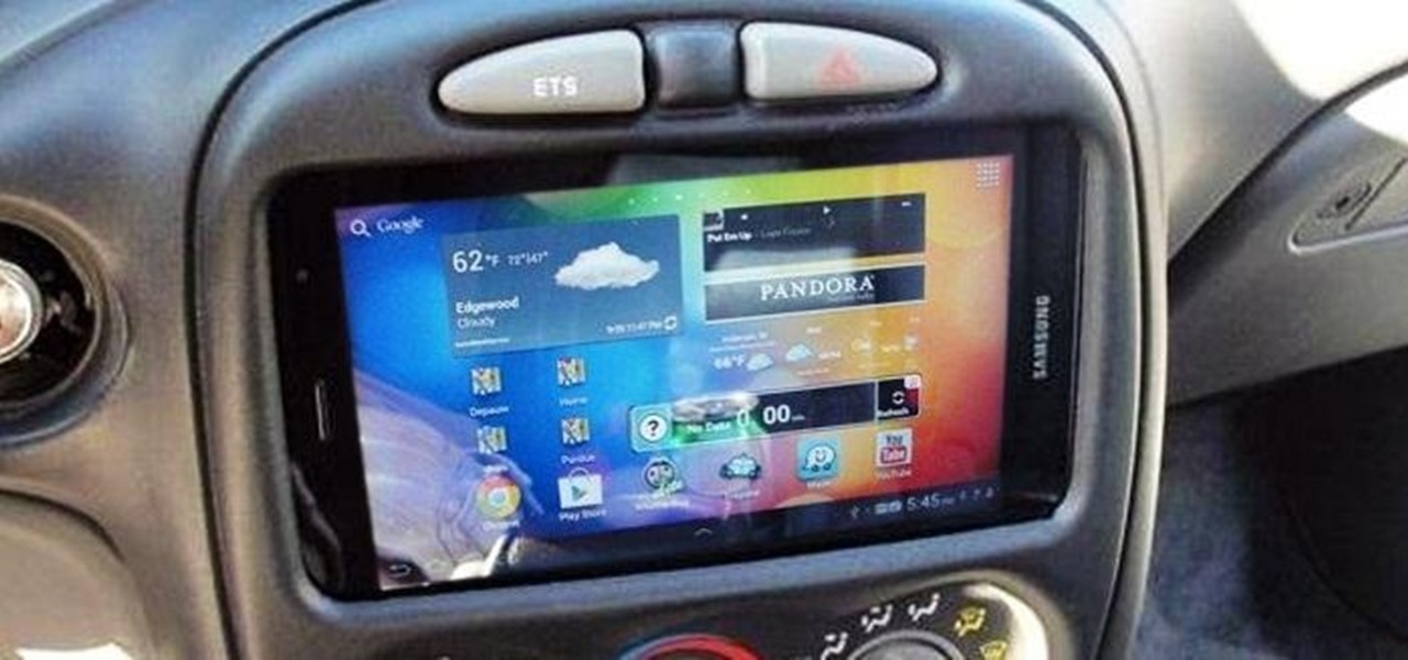 Turn a Samsung Galaxy Tablet into an In-Dash GPS and Music Player for Your Car