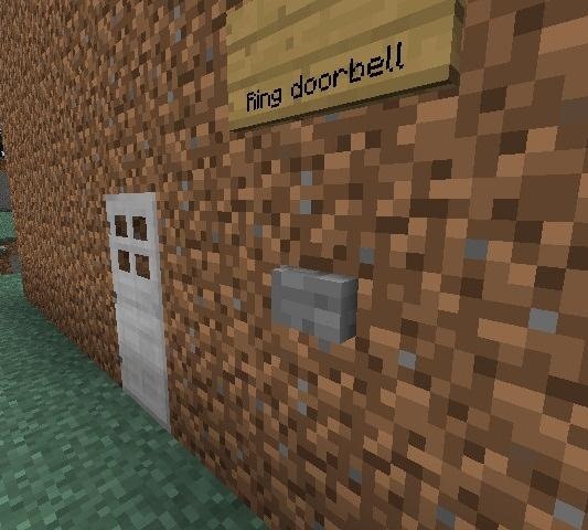 Know When Your Minecraft Guests Arrive with This Redstone Doorbell