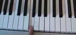 Play "Ruby" by the Kaiser Chiefs on the piano