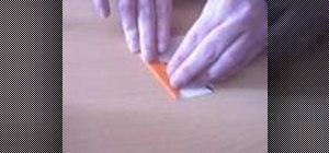 Divide a square into thirds in origami