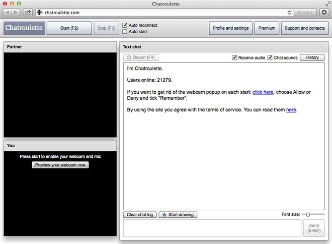 Chatroulette is a place where you can interact with new people over text-ch...