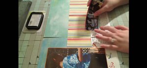 Make a 12" by 24" two-page scrapbook layout
