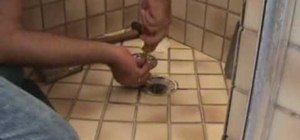 Replace a shower drain cover