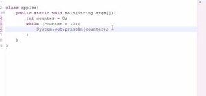 Use while loops when programming in Java