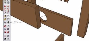 Use the dimension tool in Google SketchUp