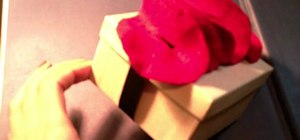Make a gift wrap garland out of felt and grossgrain ribbon