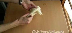 Make a Penguin with Oshibori Origami